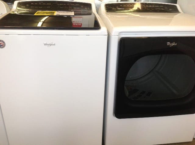 whirlpool washer and dryer