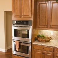 Stainless Steel Stove in Kitchen